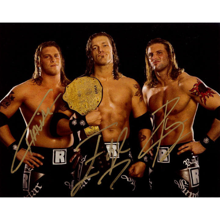 Edgeheads Promo - TRIPLE AUTOGRAPHED