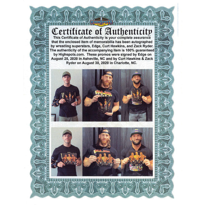 Edgeheads Promo - TRIPLE AUTOGRAPHED