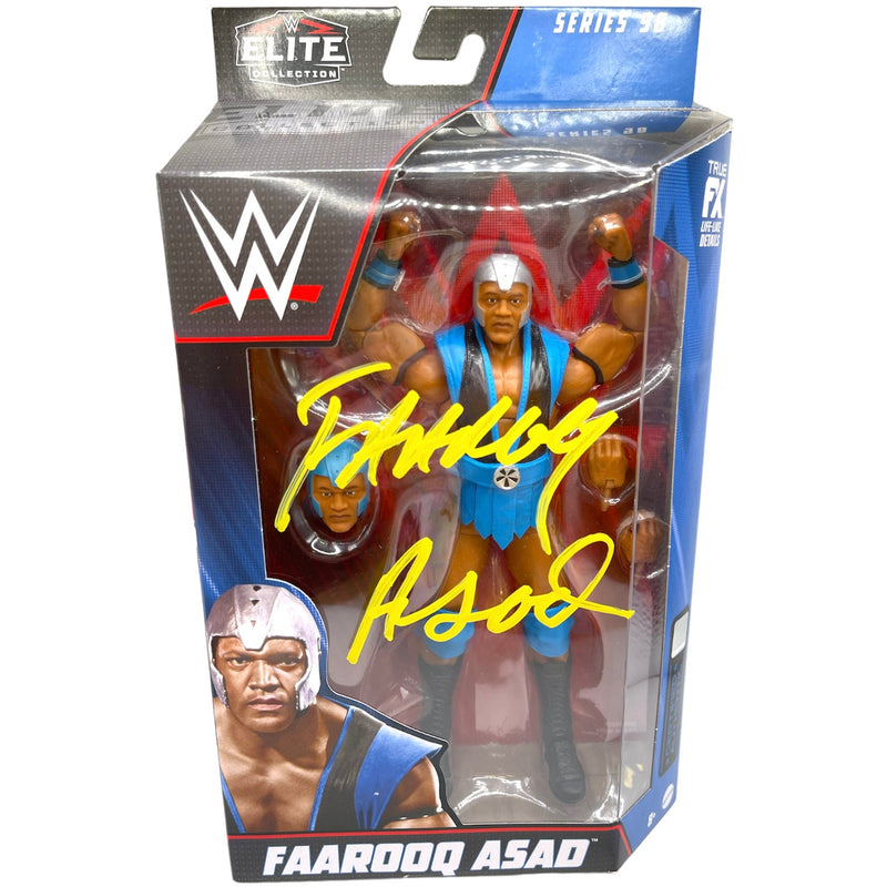Faarooq Asad Series 98 WWE Elite Figure - Autographed