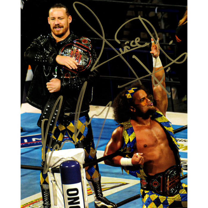 FinJuice Impact Champs In Ring 8 x 10 Promo - DUAL AUTOGRAPHED