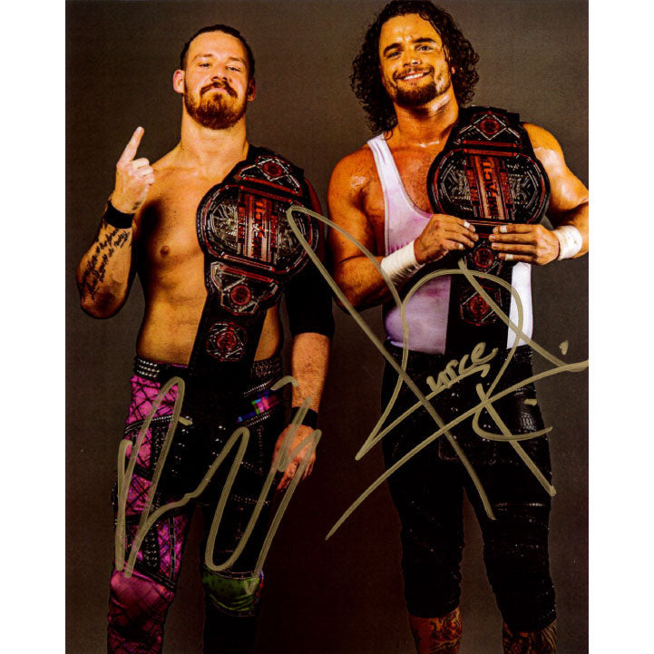 FinJuice David Finlay and Juice Robinson Promo - DUAL AUTOGRAPHED