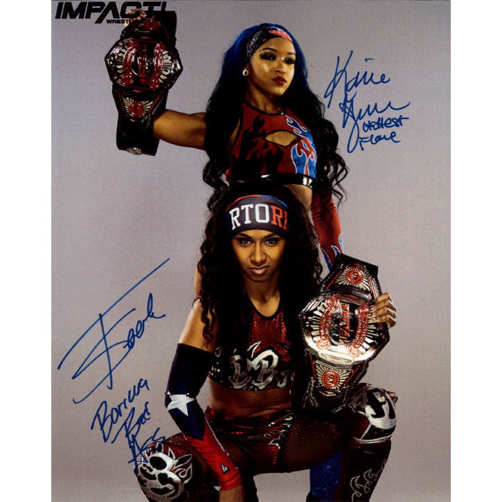 Fire 'N Flava Promo - DUAL AUTOGRAPHED