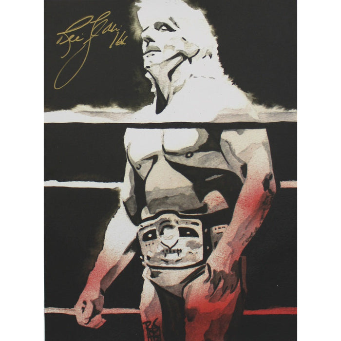 Ric Flair Autographed 18 x 24 Print