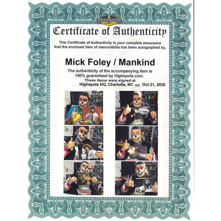 Mick Foley Promo - AUTOGRAPHED