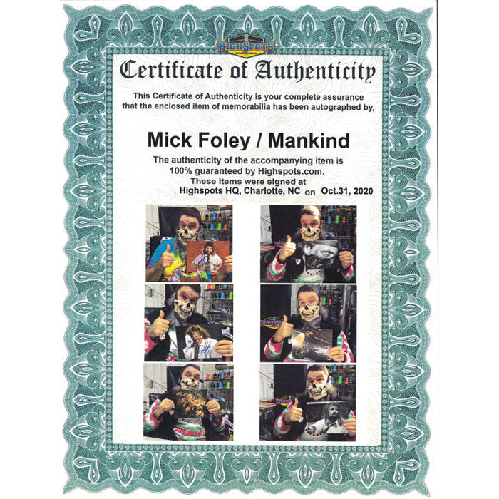 Mick Foley Promo - AUTOGRAPHED