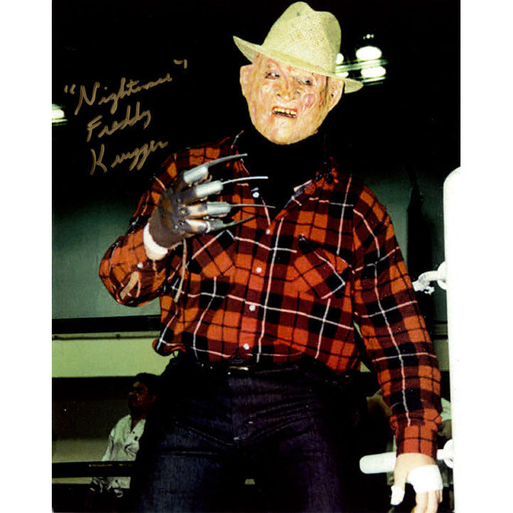 Nightmare Freddy Kruger Promo - AUTOGRAPHED