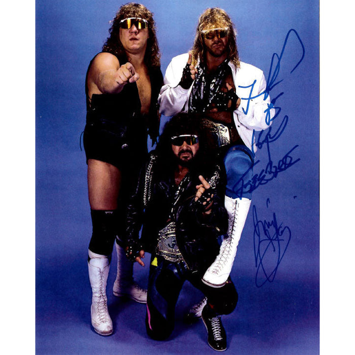 Freebirds Michael Hayes and Jimmy Garvin 8 x 10 Promo - DUAL AUTOGRAPHED