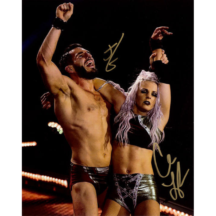 Johnny Gargano and Candice LeRae Promo - AUTOGRAPHED
