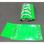 Green Lace-Up Wrist Gauntlets