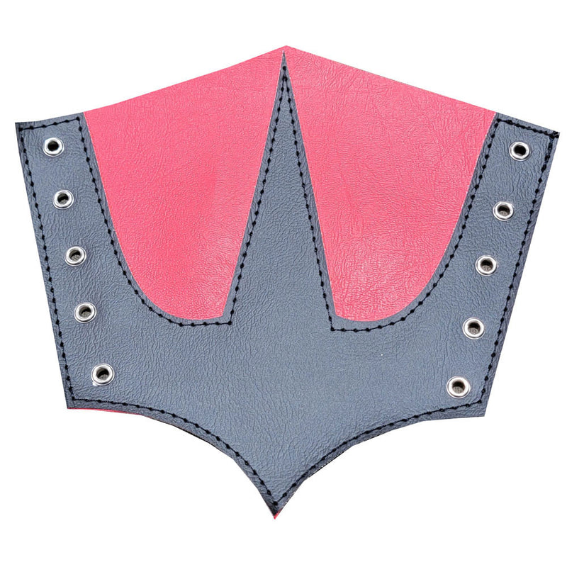 Black and Red Lace-Up Gauntlets