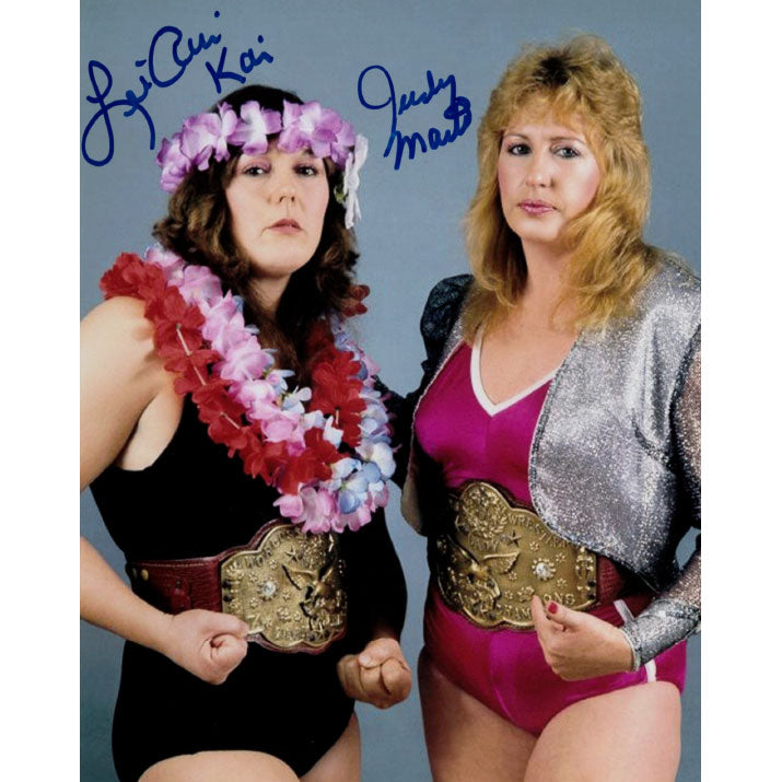 Glamour Girls WTTT 8 x 10 Promo - DUAL AUTOGRAPHED
