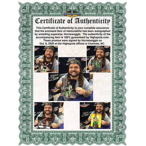 Hornswoggle Promo - AUTOGRAPHED