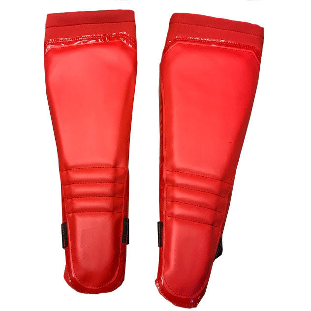 Red Natural Outlined in Red Patent on Red Kickpads