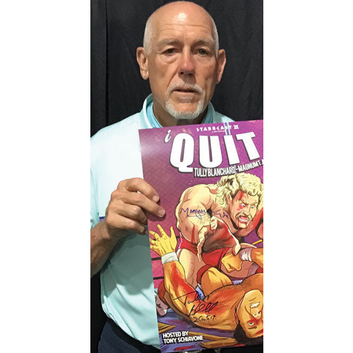 Magnum TA vs Tully Blanchard Hodson I Quit 11 x 17 Poster - DUAL AUTOGRAPHED