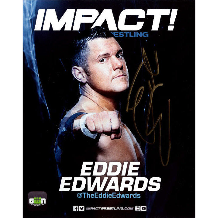 Eddie Edwards IMPACT Promo - AUTOGRAPHED