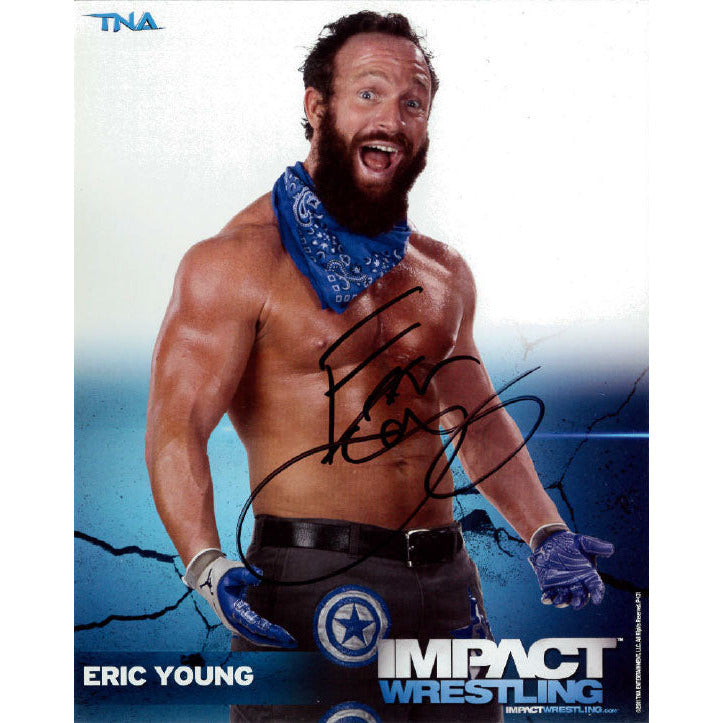 Eric Young IMPACT Promo - AUTOGRAPHED