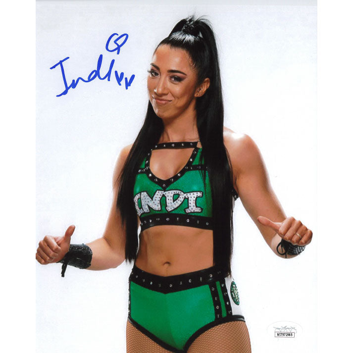 Indi Hartwell Green Gear 8 x 10 Promo - JSA AUTOGRAPHED