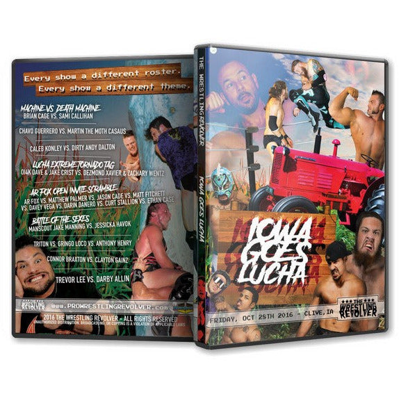 The Wrestling Revolver - Iowa Goes Lucha DVD