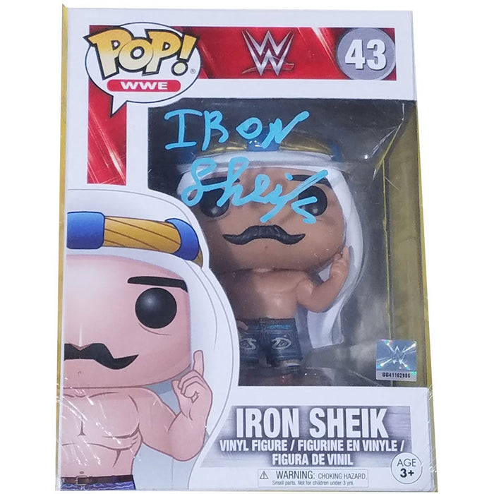 Iron Sheik WWE Funko POP Figure - AUTOGRAPHED