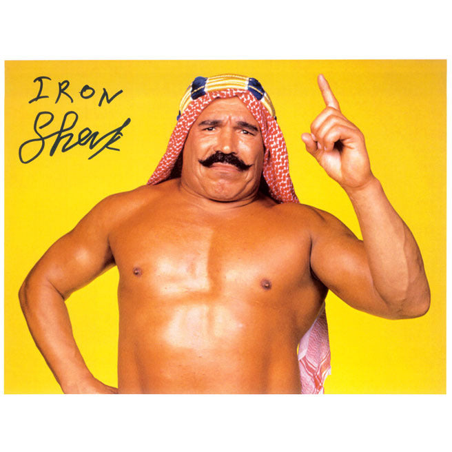 Iron Sheik Promo - AUTOGRAPHED