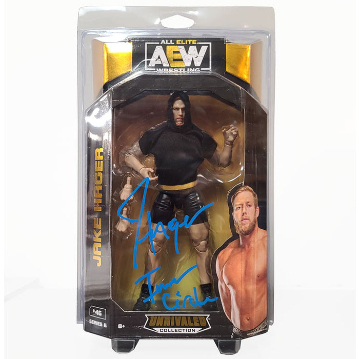 Jake Hager AEW Unrivaled Series 6 with Protector Case - AUTOGRAPHED