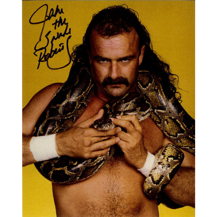 Jake Roberts Promo - AUTOGRAPHED