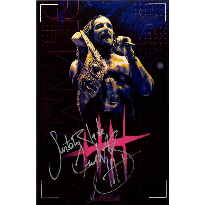 Jay White Champ Title 11 x 17 Poster - AUTOGRAPHED
