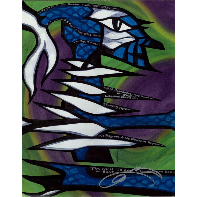 Jeff Hardy 11x14 Original Artwork Poster - AUTOGRAPHED