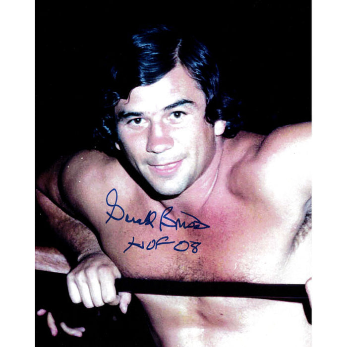 Jerry Brisco On The Ropes 8 x 10 Promo - AUTOGRAPHED