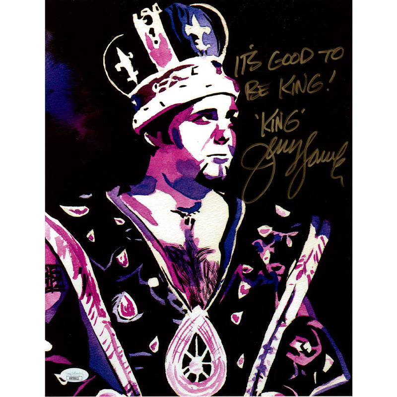 Jerry Lawler 11 x 14 Poster - JSA AUTOGRAPHED