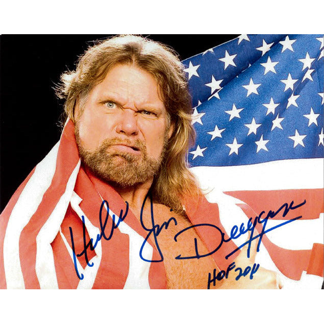 Hacksaw Jim Duggan Promo - AUTOGRAPHED