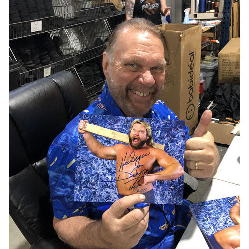 Hacksaw Jim Duggan Promo - AUTOGRAPHED