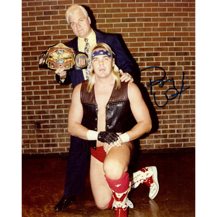 JJ Dillon with Barry Windham Promo - AUTOGRAPHED