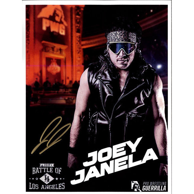 Joey Janela PWG BOLA 2019 Promo - AUTOGRAPHED