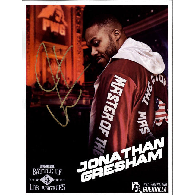 Jonathan Gresham PWG BOLA 2019 Promo - AUTOGRAPHED