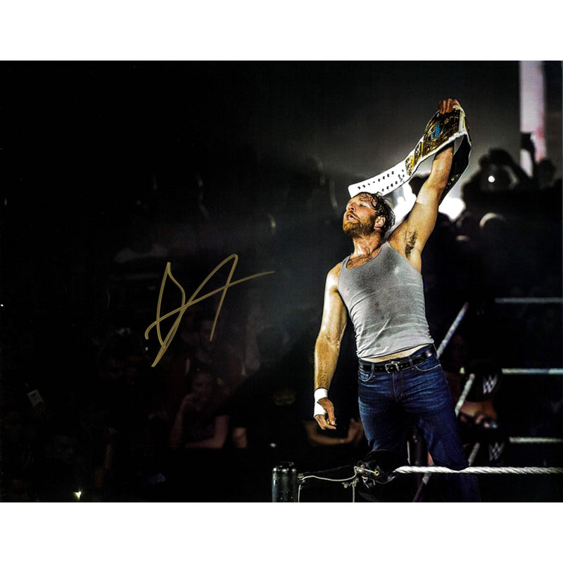 Dean Ambrose Belt Up 11 x 14 Poster - AUTOGRAPHED