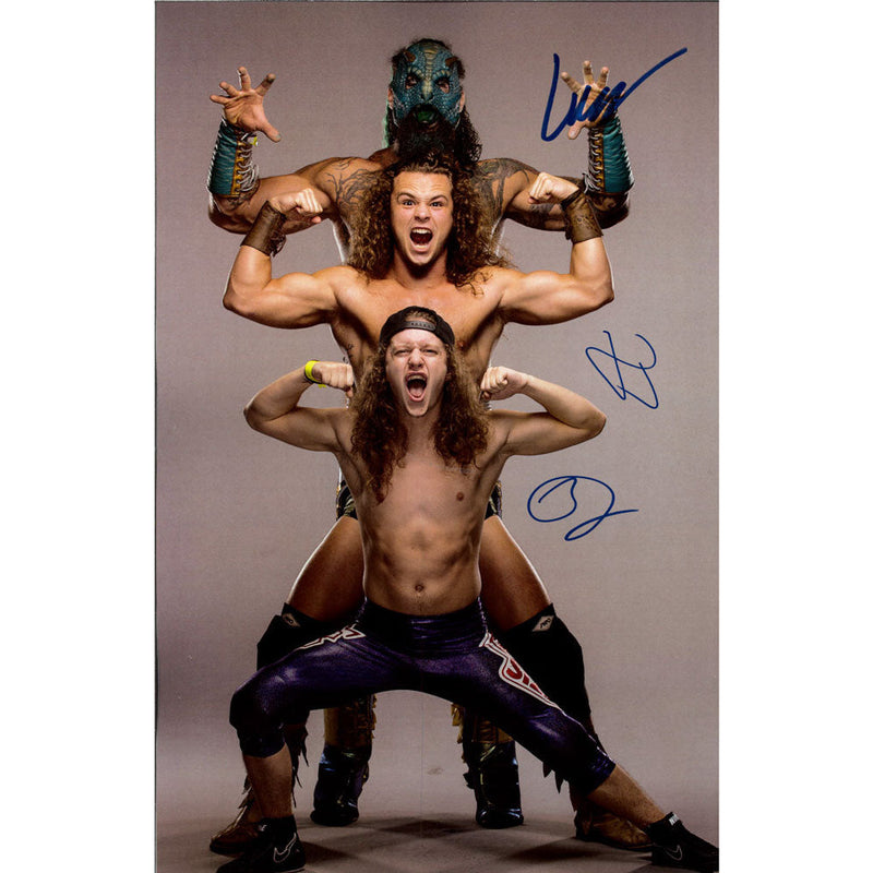 Jurassic Express Flex Pose 11 x 17 Poster - TRIPLE AUTOGRAPHED