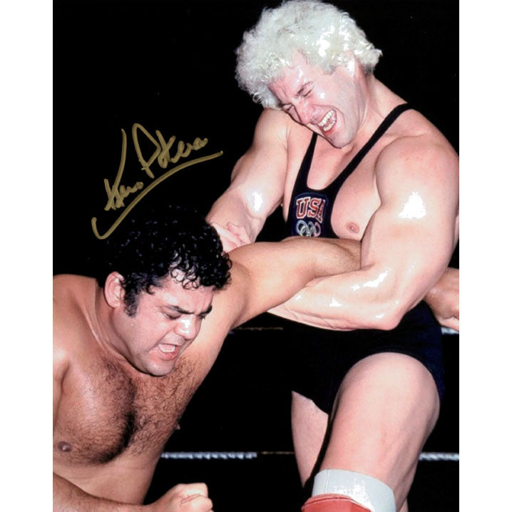 Ken Patera Armbar 8 x 10 Promo - AUTOGRAPHED