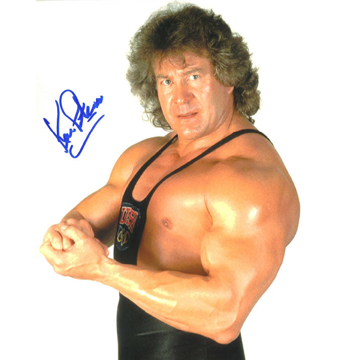 Ken Patera Bicep Pose 8 x 10 Promo - AUTOGRAPHED