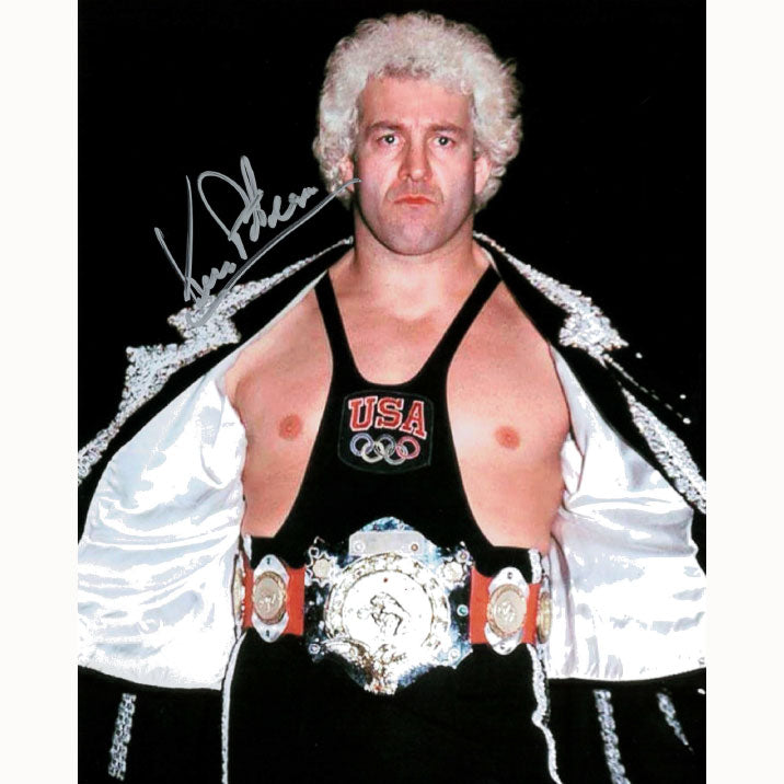 Ken Patera Open Robe Title 8 x 10 Promo - AUTOGRAPHED