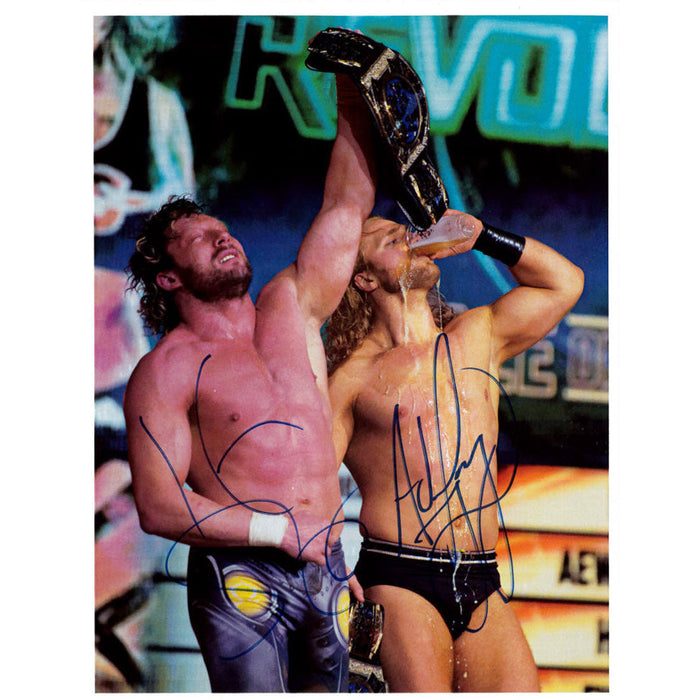 Kenny Omega and Adam Page Promo - DUAL AUTOGRAPHED