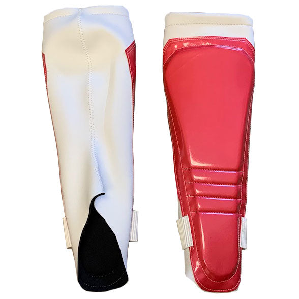 Pink Patent on White Kickpads