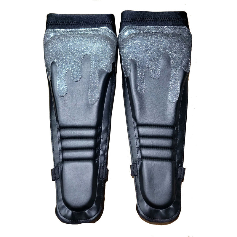 Gray Sparkle Bloody on Black Natural on Black Kickpads