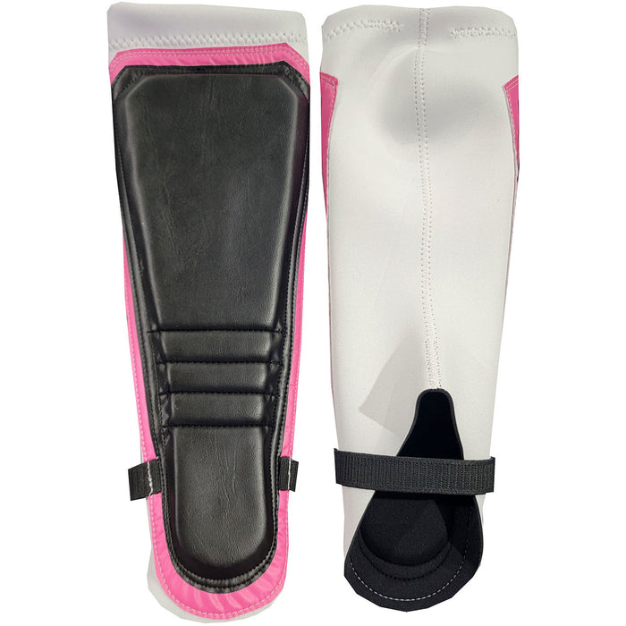 Black Natural with Pink Outline on White Kickpads