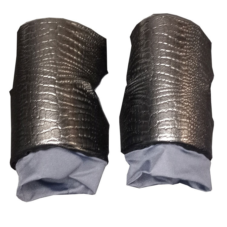 Black Crocodile Kneepads