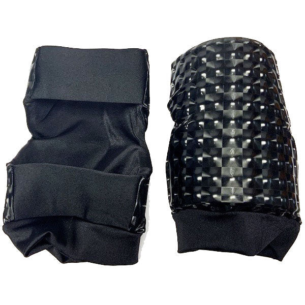 Black Hologram Vinyl Knee Pads