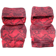 Red Snakeskin Kneepads
