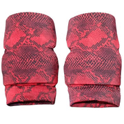 Red Snakeskin Kneepads