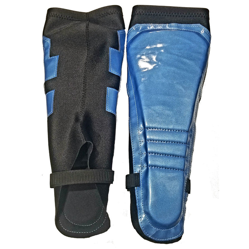 Carolina Blue Sparkle Bi-Wing on Black Kickpads