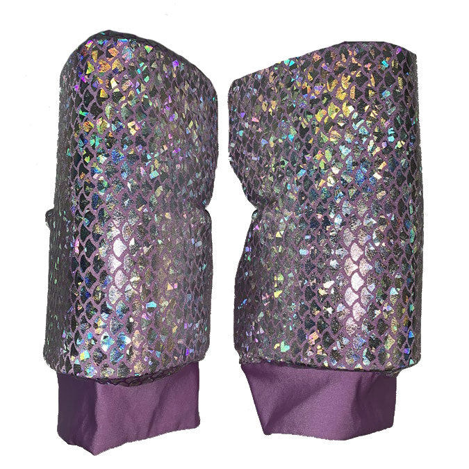 AMA Basic Purple Mermaid Hologram Knee Pads